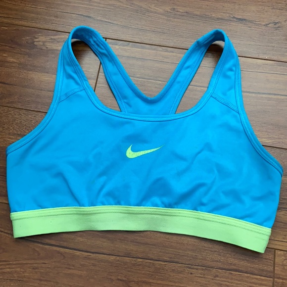 Nike blue and green sports bra - Picture 1 of 2